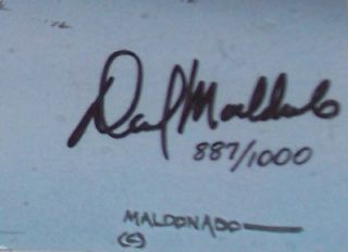 Signed Numbered Daniel Maldonado Native Indian Print