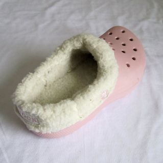 Crocs Mammoth Cotton Candy Oatmeal Shoes 5 6 7 8 9
