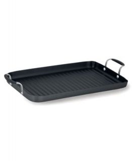 Emeril by All Clad Hard Anodized Double Burner Grill Pan   Cookware