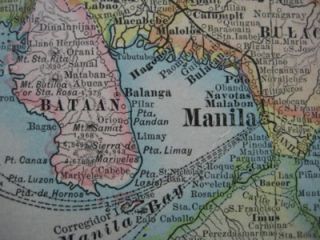 Luzon Telegraph Lines Railroads Manila Cavite Lipa Philippines