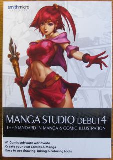 Manga Studio Debut 4 Mac/Win G4/G5/Intel NEW & Sealed. NEW & Sealed