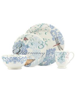 Lenox Dinnerware, Collage by Alice Drew Butterfly 4 Piece Place