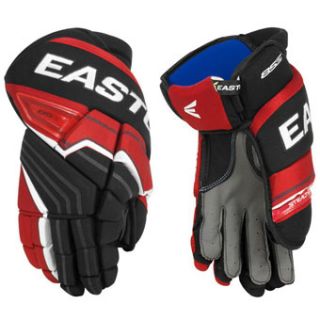 Easton Stealth 85s Senior Hockey Gloves Black Red White 14 Inch