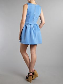 Glamorous Fit and flare dress in scoba fabric Blue   House of Fraser