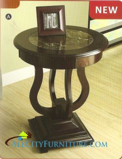 Albany Marble Top Side End Side Table Telephone Plant Stand