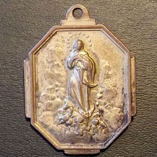Antique Catholic Plaque Beatus Marcellinus Champagnat Miraculous