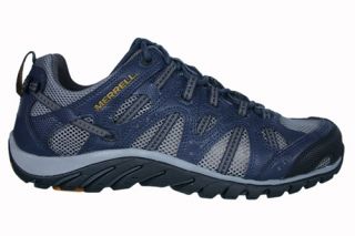 Merrell Mens Shoes Manistee India Ink Grey Synthetic Mesh J82193 Sz 11