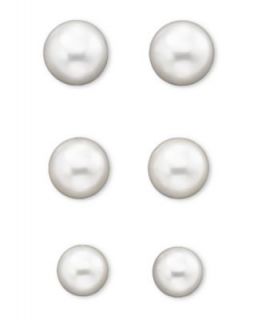 Belle de Mer Pearl Earrings, 14k Gold Akoya Cultured Pearl Stud