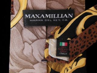 Extremely Rare & Vintage MAXAMILLIAN of Marina del Rey Ca. Silk Ties