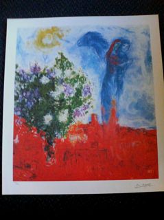 Marc Chagall Limited Edition Signed Numbered Litho
