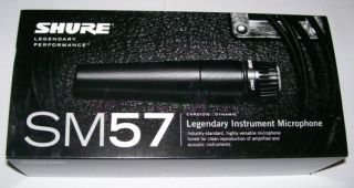 Shure SM57 Legendary Instrument Microphone Mexico New