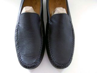 Arnold Palmer Augusta PEBBLED Leather Loafers Shoes 12M