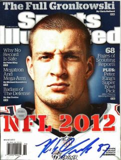 Rob Gronkowski Autographed New England Patriots Sports Illustrated