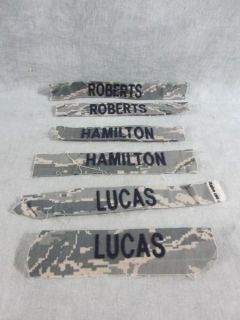 SGU STARGATE YOUNG LUCAS HAMILTON & ROBERTS PRODUCTION USED NAME PATCH
