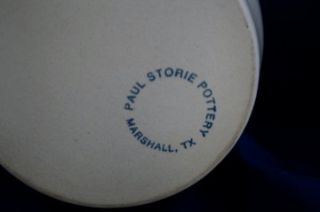 Paul Storie Pottery Crock w Lid Marshall Texas 8 1995