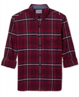 Lucky Brand Jeans Shirt, Slim Fit Western Flannel