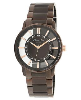 Kenneth Cole New York Watch, Mens Brown Ion Plated Stainless Steel