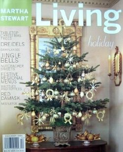 Martha Stewart Magazine Christmas Dreidel Tabletop Tree