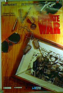 Promo Movie Poster Private War Martin Hewitt