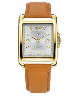 Tommy Hilfiger Watch, Womens Tan Leather Strap 45x32mm 1781210   All