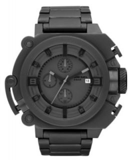 Diesel Watch, Chronograph Light Gunmetal Ion Plated Stainless Steel