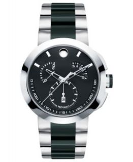 Movado Watch, Mens Swiss Chronograph Vizio Stainless Steel Bracelet
