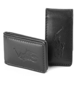 Polo Ralph Lauren Wallet, Burnished Credit Card Case with Money Clip