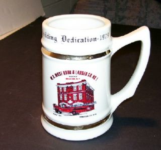 Department Large Souvenir Mug 1978 Mase Hook Ladder Firehouse