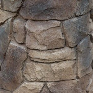 Flat Rock Falls Fire Bowl Fire Pit Tile Real Stone Propane 30 000 Btus