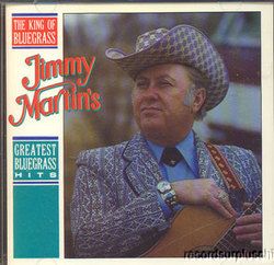 Jimmy Martin Greatest Bluegrass Hits CD King of Bluegrass 12 Vintage