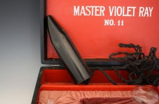 1920 MASTER VIOLET RAY NO. 11 QUACK MEDICINE ELECTROTHERAPY CURE NO