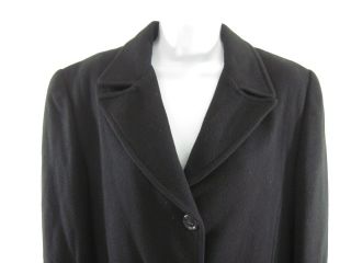 Marvin Richards Black Cashmere Jacket Coat Sz M L
