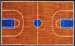3x5 Sport Rug Basketball Court Basketball Team Fan Size 39x58 NBA