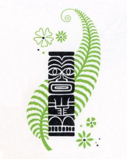 Matson Cruise Line 18x24 Art Poster Print Tiki Fern 1960s Hawaii