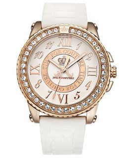 Juicy Couture Watch, Womens Pedigree White Jelly Strap 1900792   All