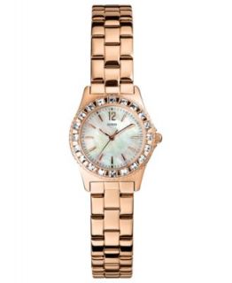GUESS Watch, Womens Rose Gold Tone Stainless Steel Bracelet 38mm