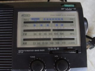 Sony ICF 34 Am FM TV Weather 4 Band Radio