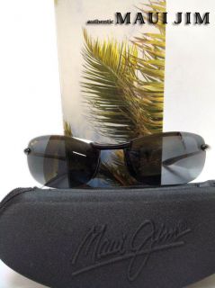 Maui Jim Makaha 405 02 Gloss Black Frame Neutral Grey Lens Sunglasses