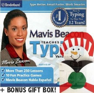 Mavis Beacon Teaches Typing 18 Snowman Gift Box