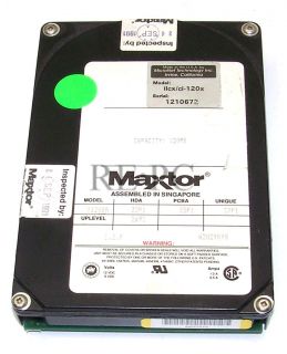 Vintage Maxtor 7120SR 120 MB SCSI Hard Drive