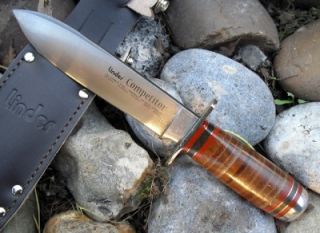 Linder Competitor Throwing Bowie C60 Carbon Steel Knife Outdoors
