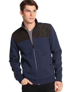 Calvin Klein Jacket, Full Zip Fleece Track Jacket   Mens Hoodies