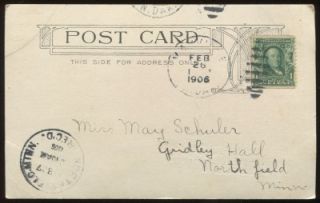 State Normal School Mayville North Dakota UDB Vintage Postcard 1906