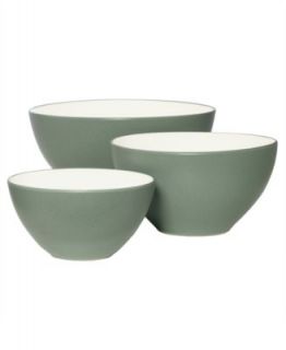 Noritake Dinnerware, Set of 3 Colorwave Green Bowls