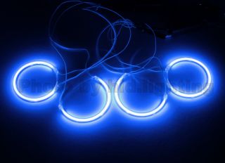 Mazda 3 Mazda3 Angel Eye Halo Light Ring CCFL Kit Blue Headlight M3