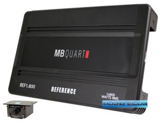MB Quart 800W Reference Series MOSFET Car Audio Mono Block Subwoofer