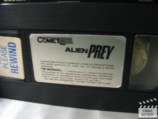 Alien Prey VHS Barry Stokes Sally Faulkner
