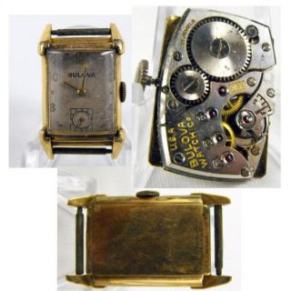 Vintage Watch Lot Mathey Tissot Hamilton Gruen Bulova Lord Elgin