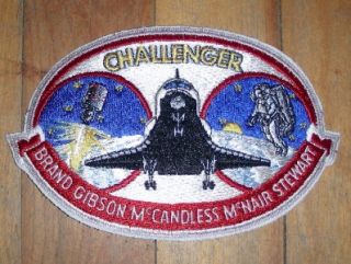 NASA Challenger Brand Gibson McCandless McNair Patch