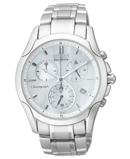 Citizen Watch, Womens Chronograph Eco Drive Sport Stainless Steel